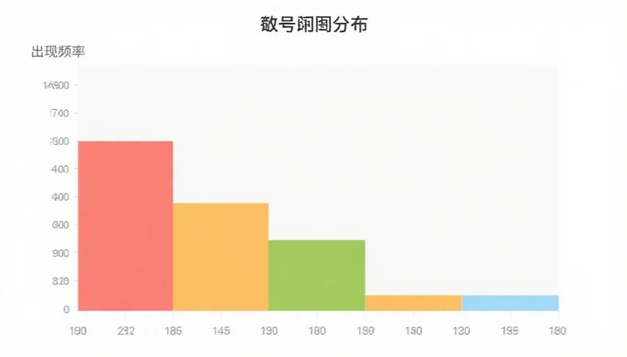 一张简洁的号码区间分布示意图，图中以不同色块标记出各区间及其出现频率